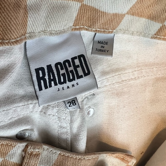 THE RAGGED PRIEST CHECKERBOARD DAD JEAN - Picture 6 of 7